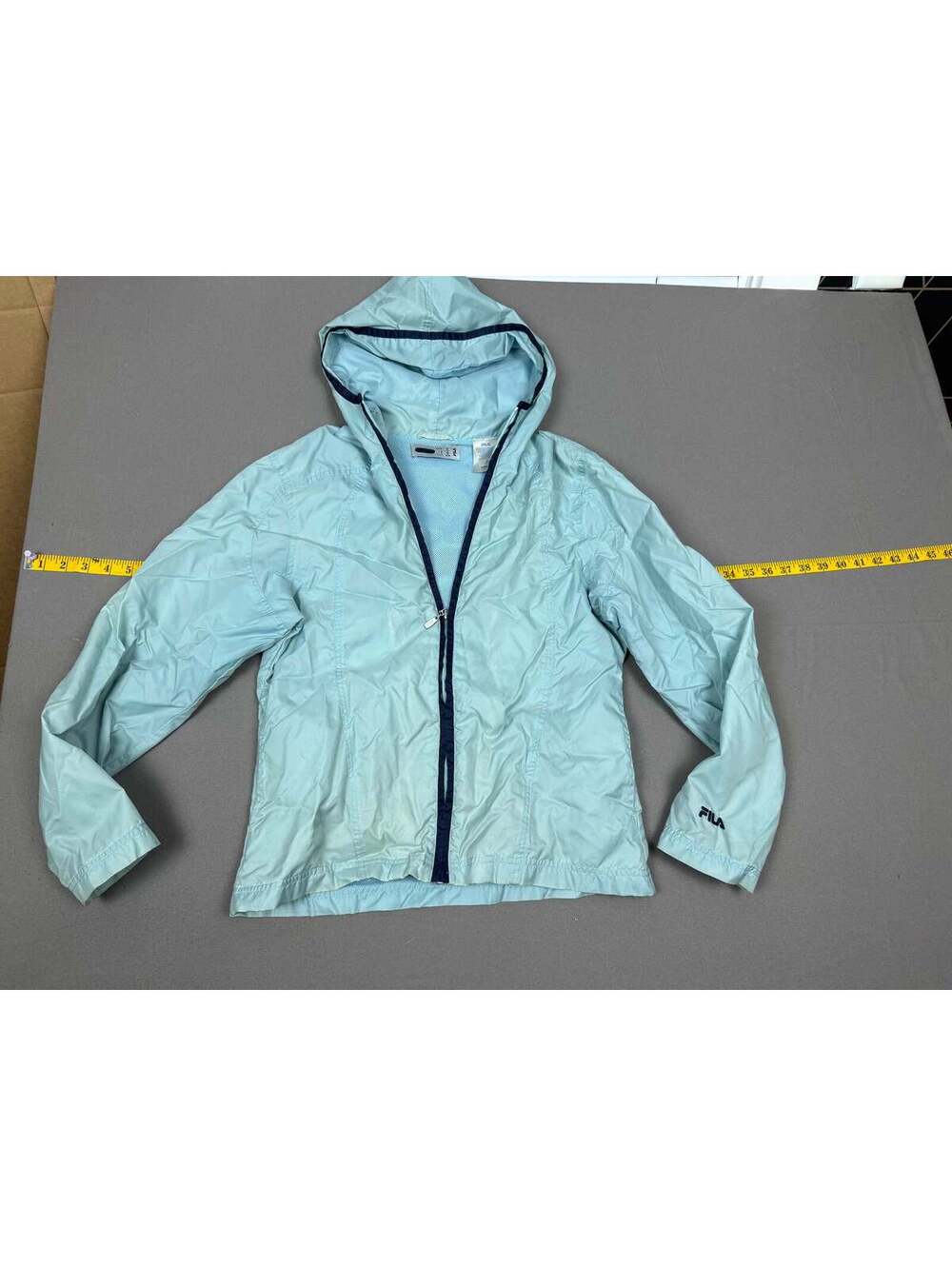 Vintage Fila Lightweight Lined Zip-Up Windbreaker Jacket